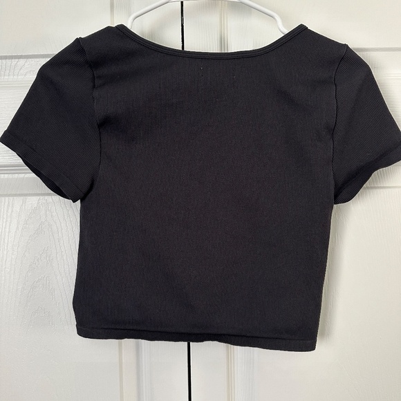 Stretch Fitted Crop Top - Wild Fable - Picture 2 of 3